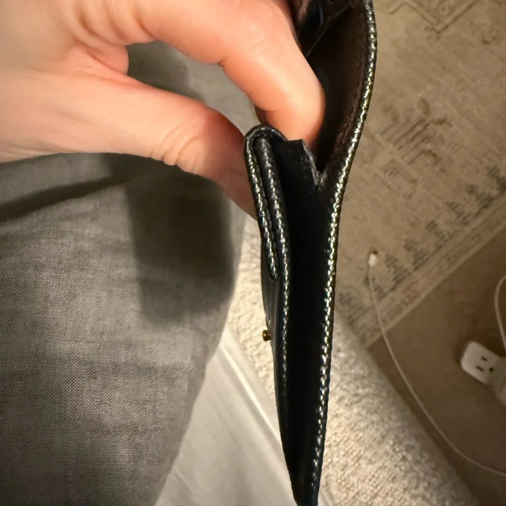 Black Prada Trifold Wallet - Picture 9 of 10